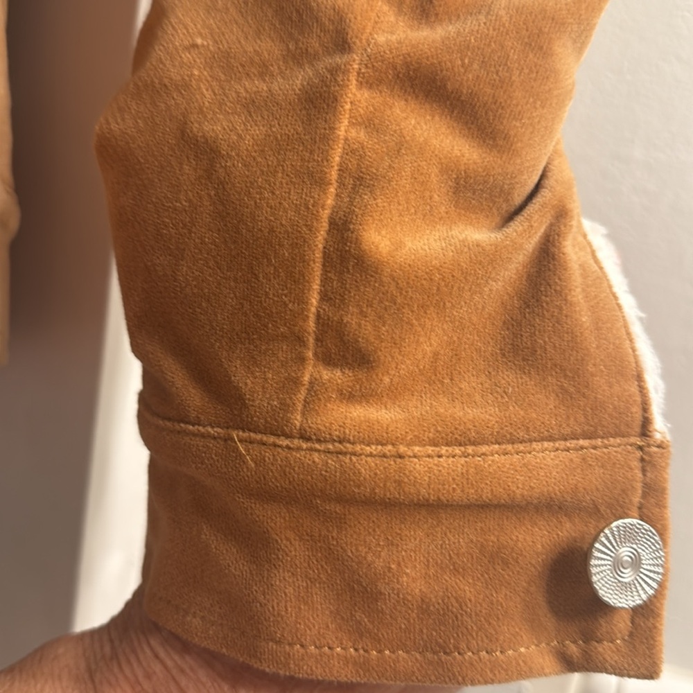 Brown Sherpa-Lined Jacket- Forever 21 - Picture 10 of 12